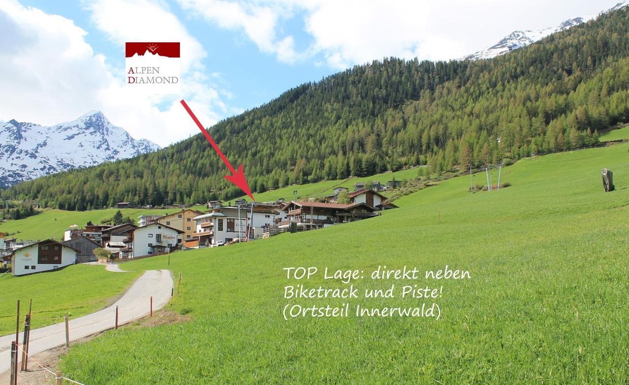 Alpendiamond Ski In & Bike Out Apartments Top 200, 400 & Penthouse 600 Solden Exterior photo